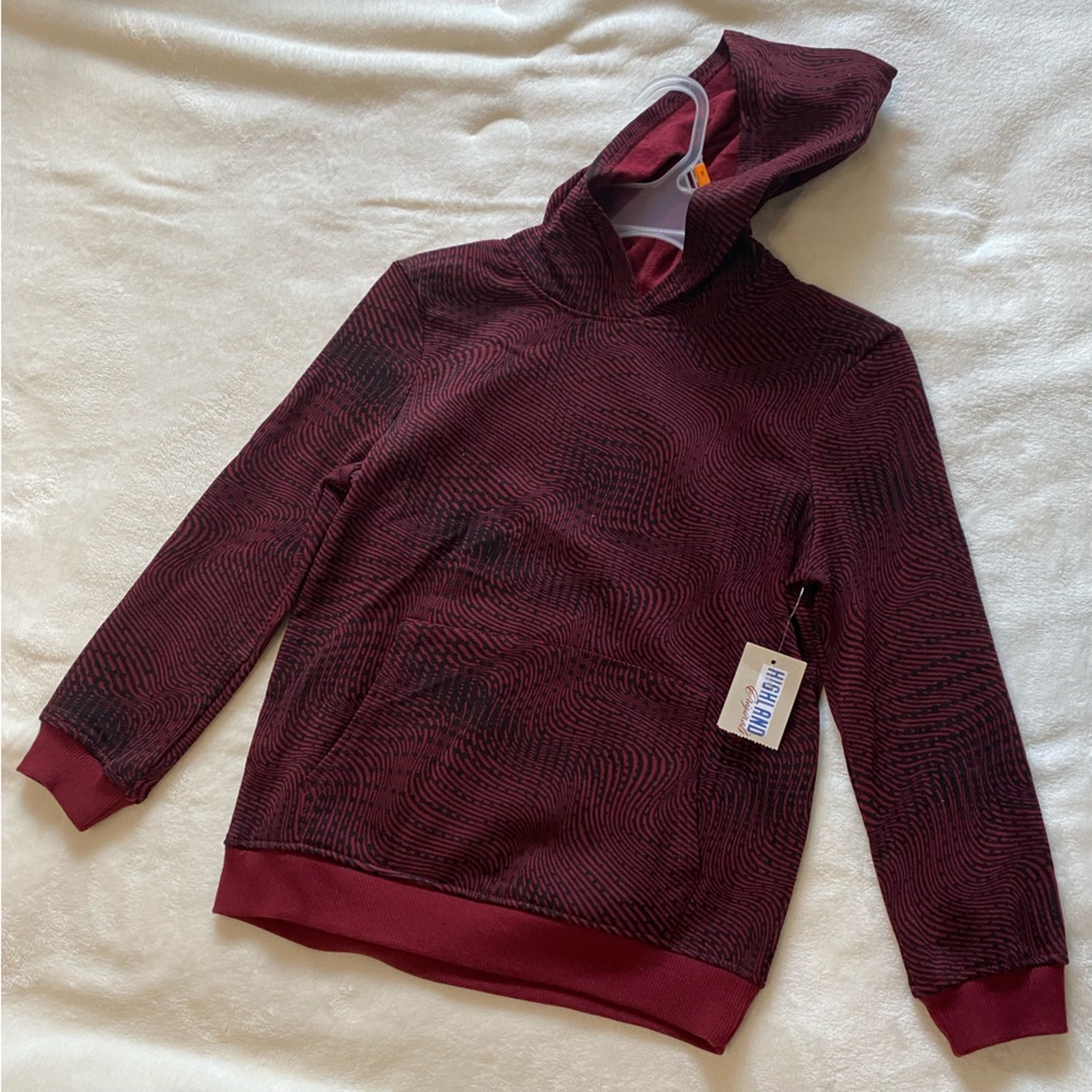NWT Kids Burgundy Hoodie by Highland Originals